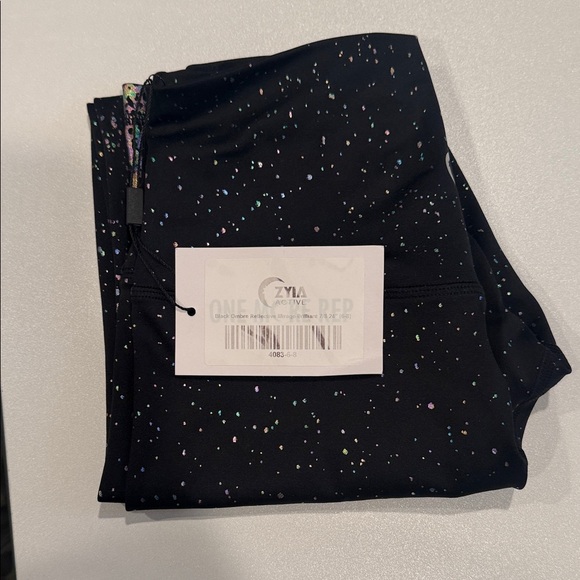 Ziya active Multicolor Sparkle Leggings. NWT. - Picture 6 of 6